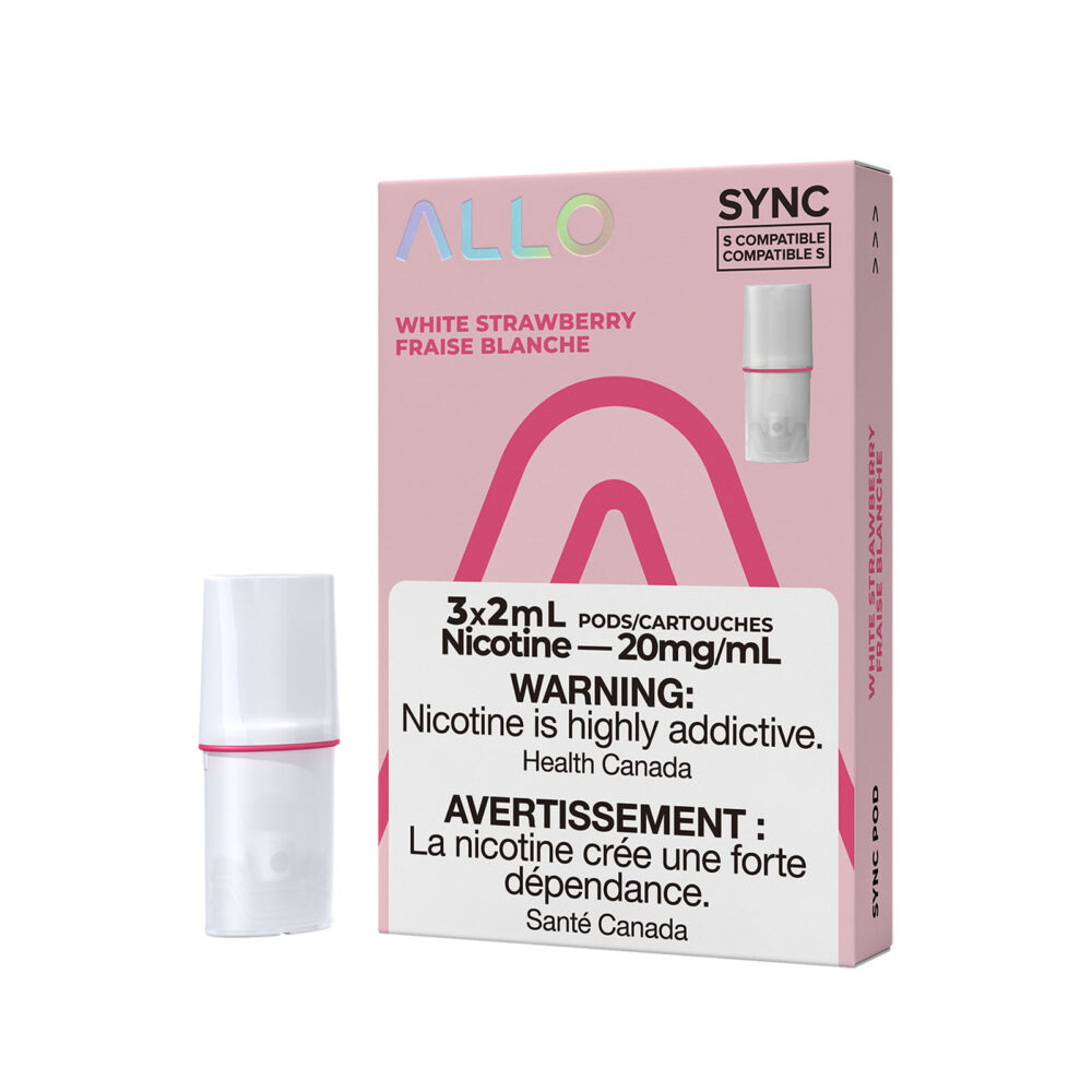 White Strawberry ALLO Sync Pods