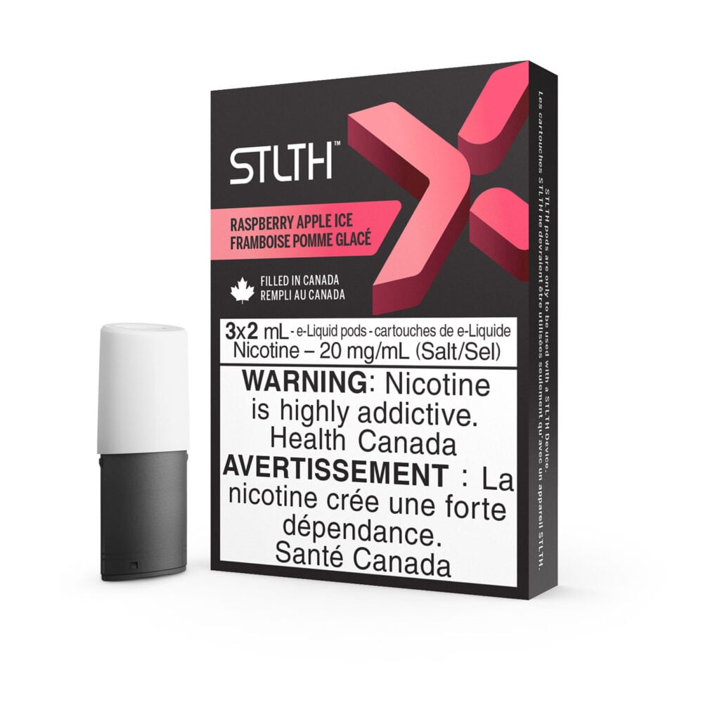 Raspberry Apple Ice STLTH X Pods