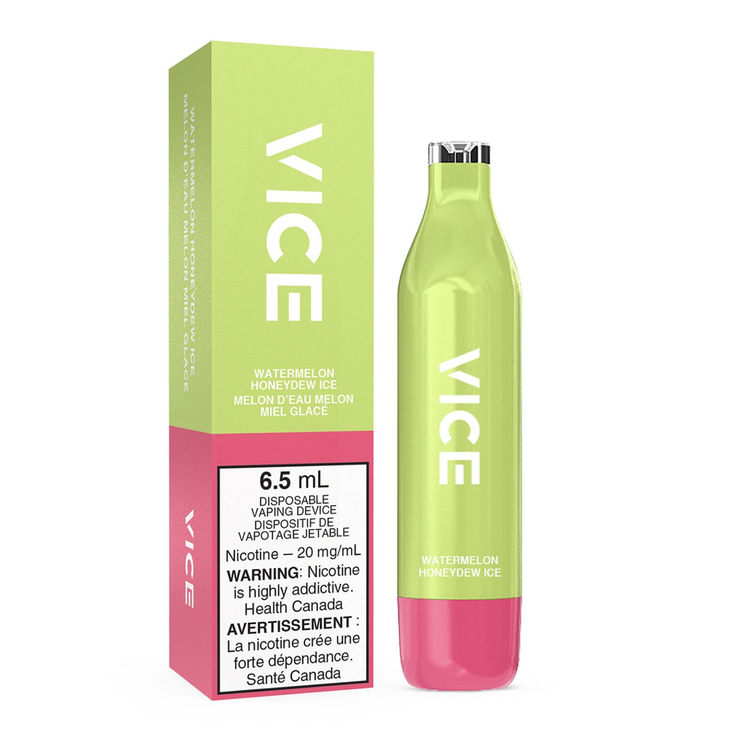 Watermelon Honeydew Ice Vice 2500 Disposable Vape VapeLoft