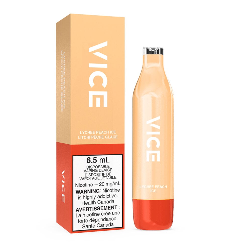 Lychee Peach Ice Vice 2500 Disposable Vape