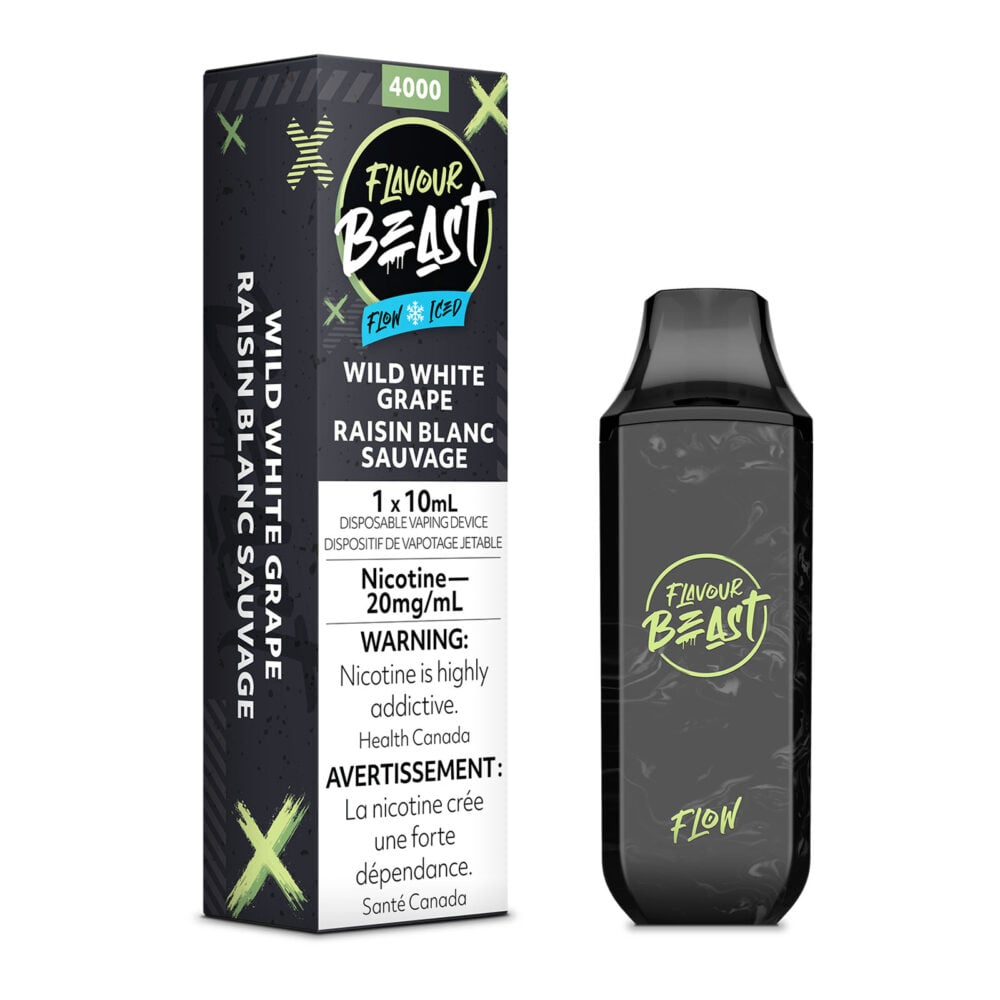 Wild White Grape Flavour Beast Flow Disposable Vape