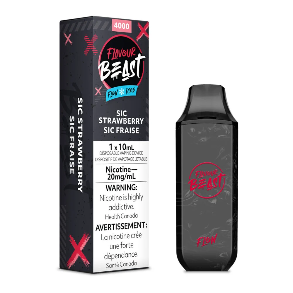 Sic Strawberry Flavour Beast Flow Disposable Vape