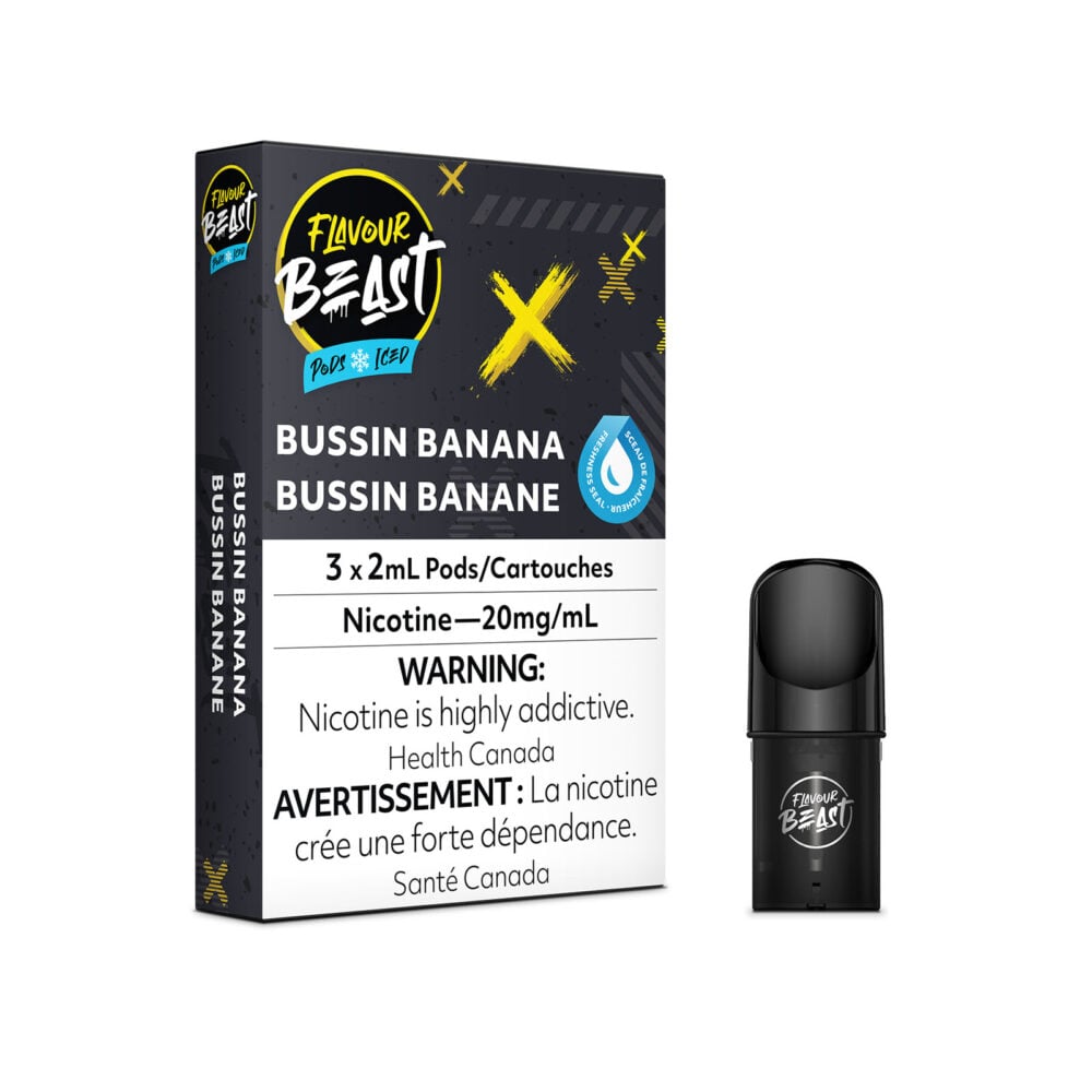 Bussin Banana Flavour Beast Pods