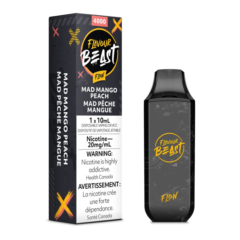 Mad Mango Peach Flavour Beast Flow Disposable Vape