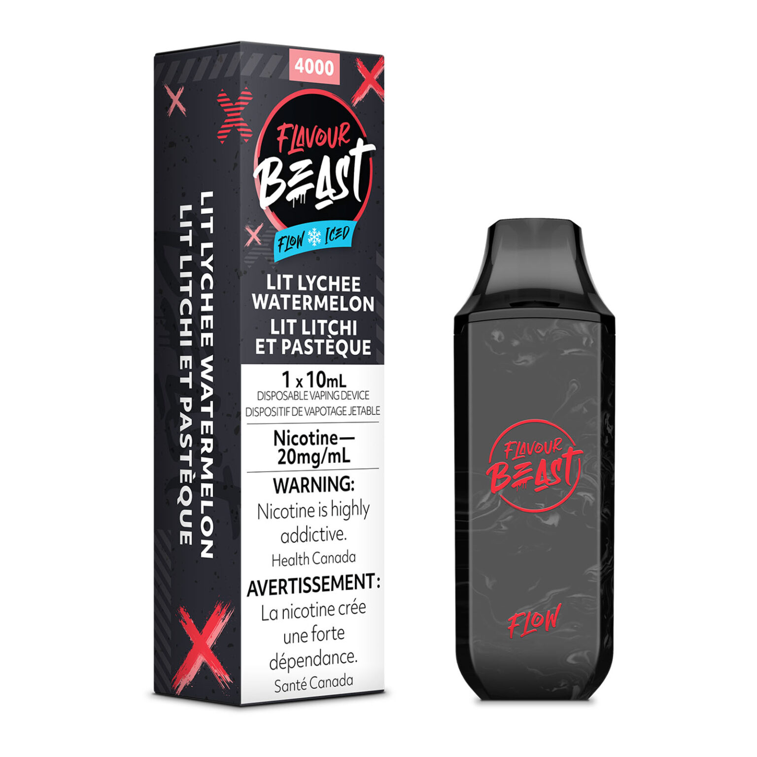 Lit Lychee Watermelon Flavour Beast Flow Disposable Vape VapeLoft