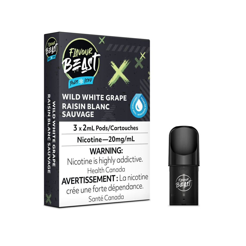 Wild White Grape Flavour Beast Pods