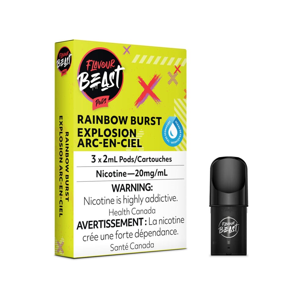 Flippin Fruit Flash (Rainbow Burst) Flavour Beast Pods