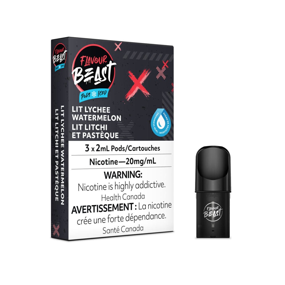 Lit Lychee Watermelon Flavor Beast Pods