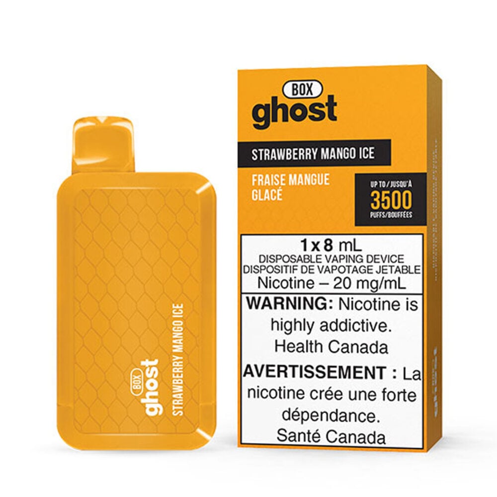 Strawberry Mango Ice Ghost Box Disposable Vape