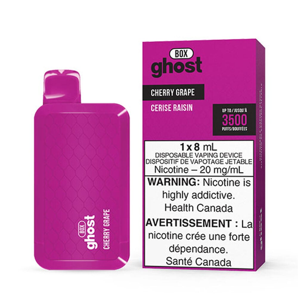 Cherry Grape Ghost Box Disposable Vape