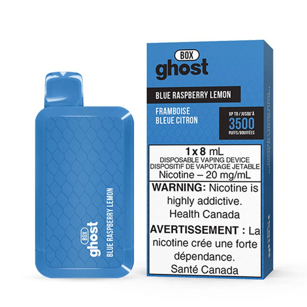 Blue Raspberry Lemon Ghost Box Disposable Vape