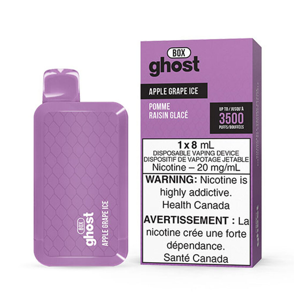 Apple Grape Ice Ghost Box Disposable Vape