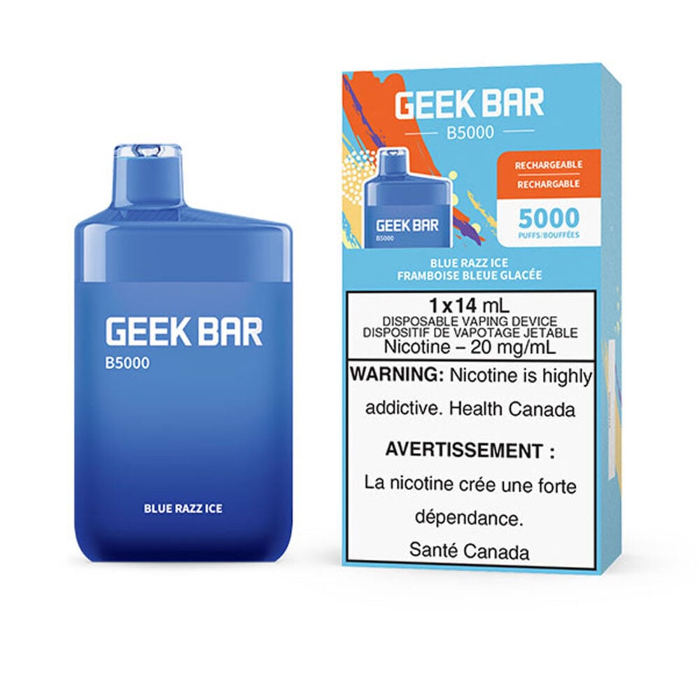 Blue Razz Ice Geek Bar B5000 Disposable Vape