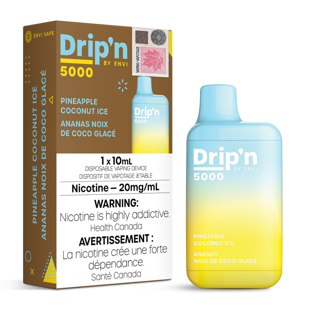 Pineapple Coconut Ice Drip'n Envi Disposable Vape 10mL VapeLoft
