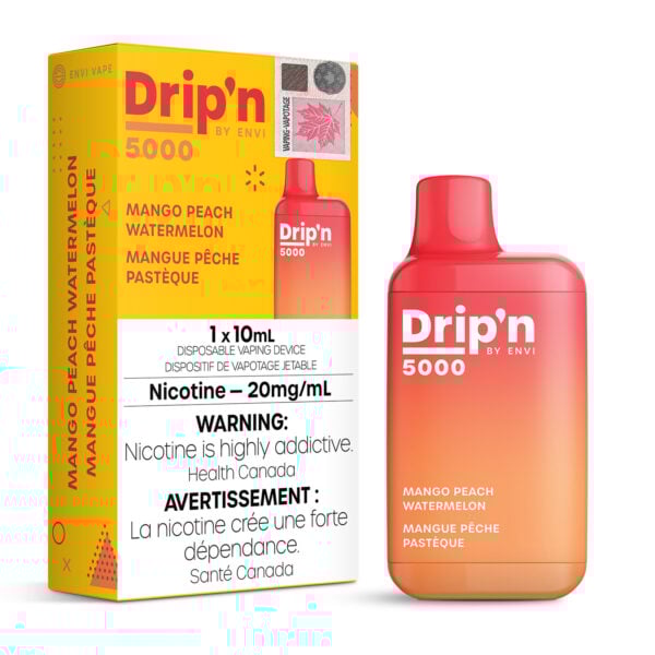 Mango Peach Watermelon Drip'n Envi Disposable Vape