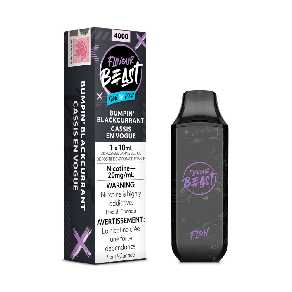 Bumpin' Blackcurrant Iced Flavour Beast Flow Disposable Vape