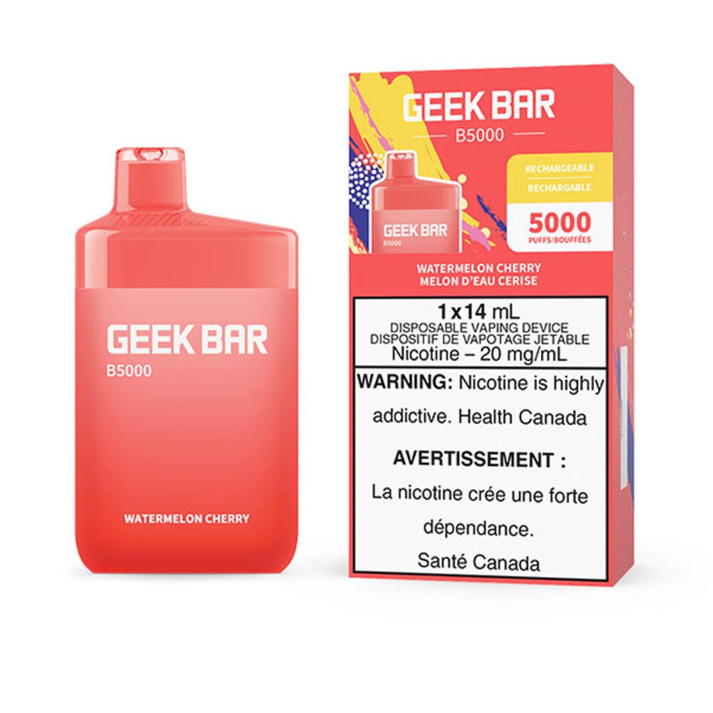 Watermelon Cherry Geek Bar B5000 Disposable Vape