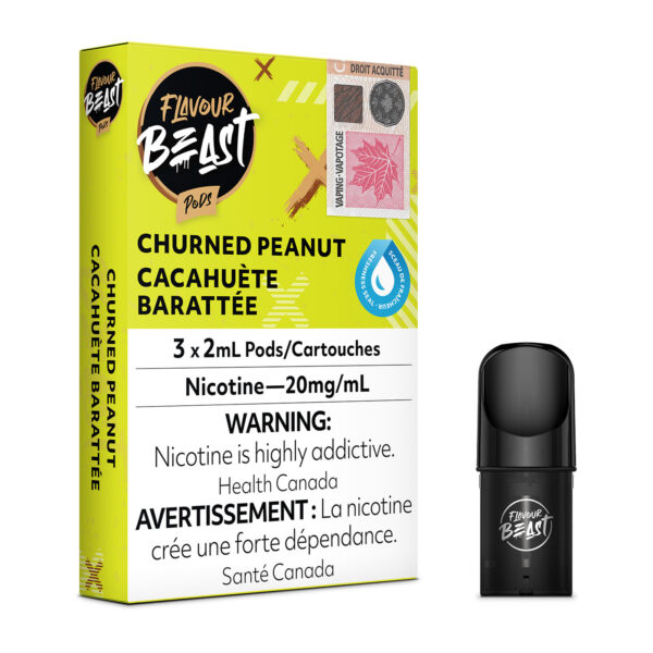 Churned Peanut Flavour Beast Pods