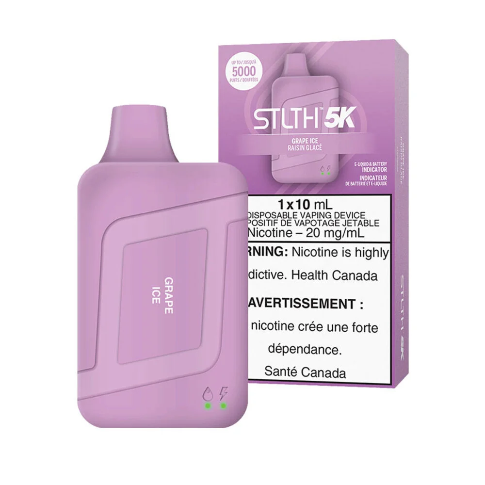 Grape Ice STLTH 5K Disposable Vape