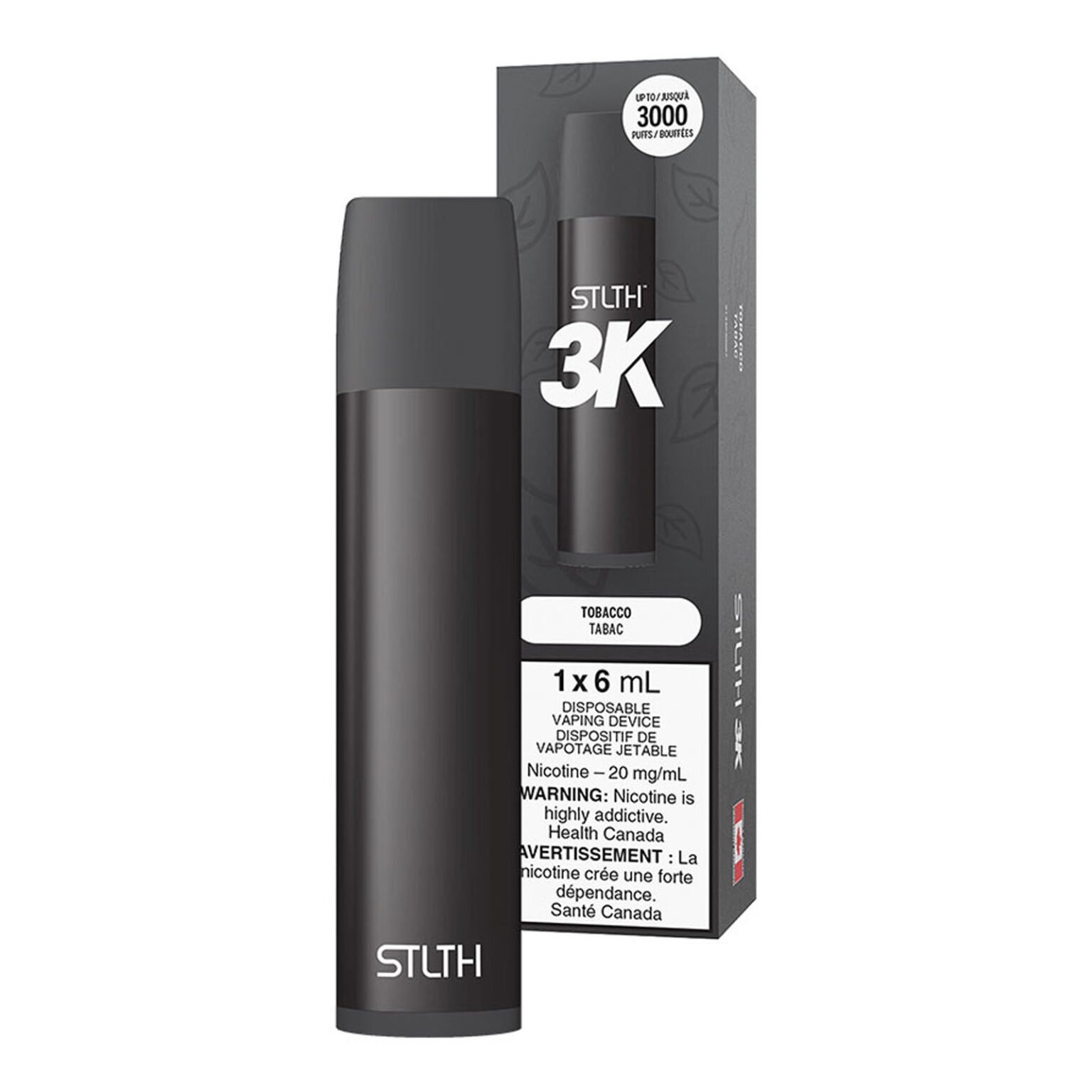 Tobacco STLTH 3K Disposable Vape 800mAh VapeLoft
