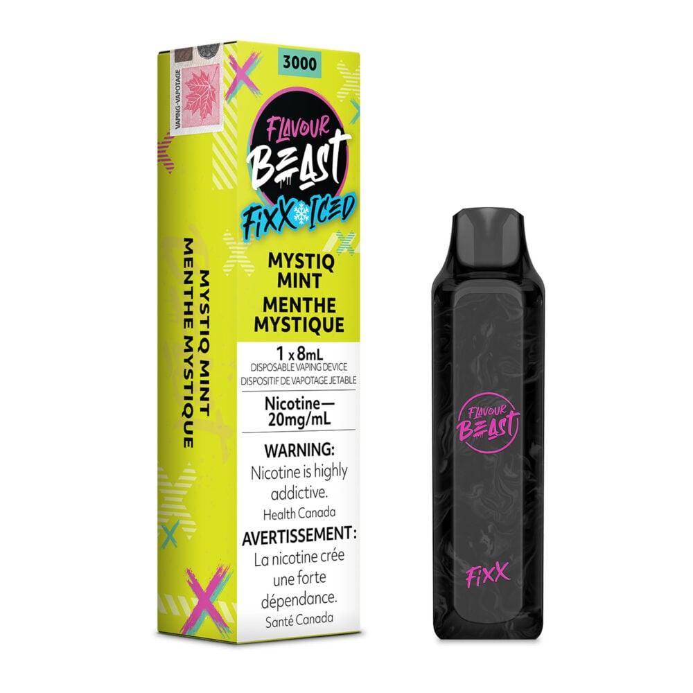 Mystiq Mint Iced Flavour Beast Fixx Disposable Vape