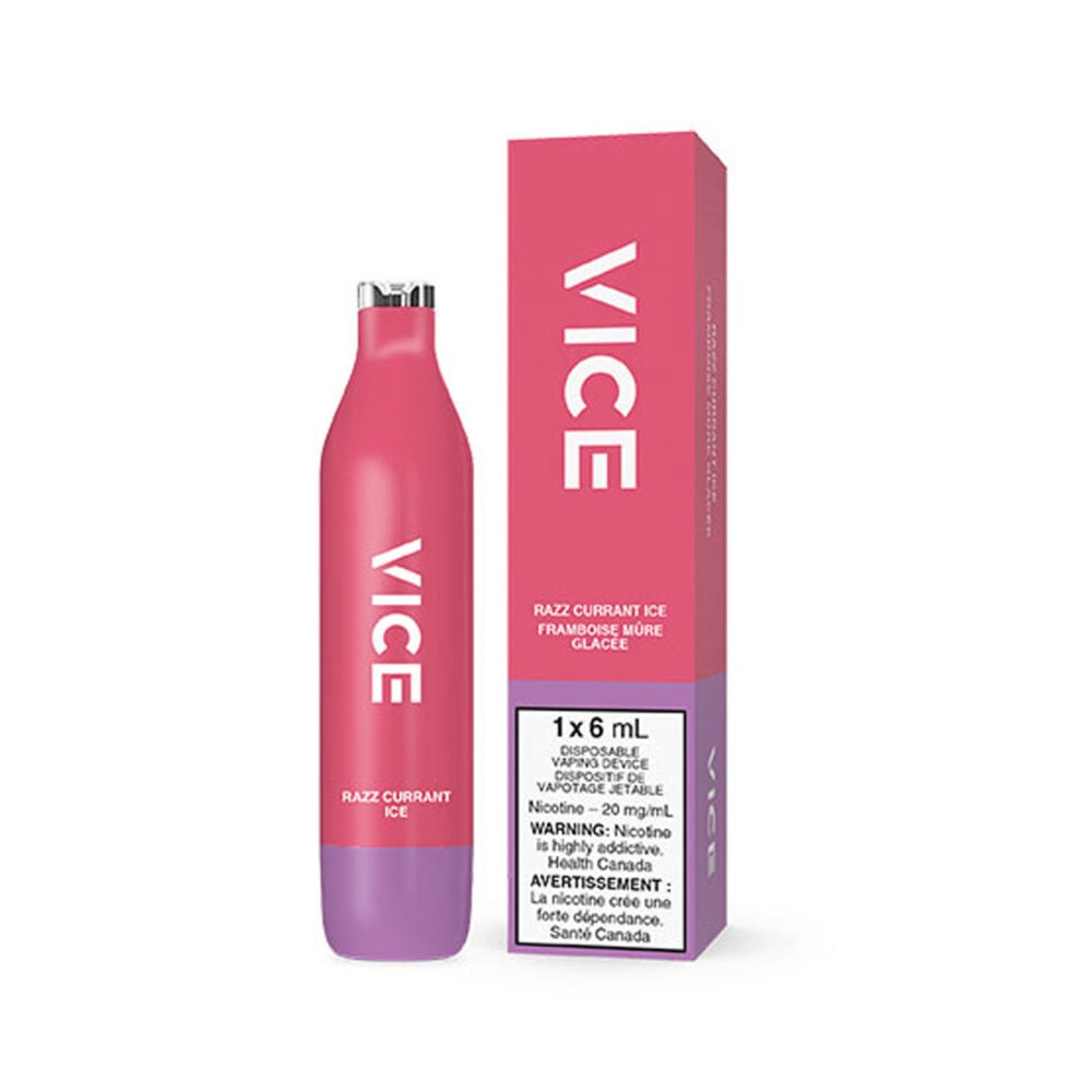 Razz Currant Ice Vice 2500 Disposable Vape