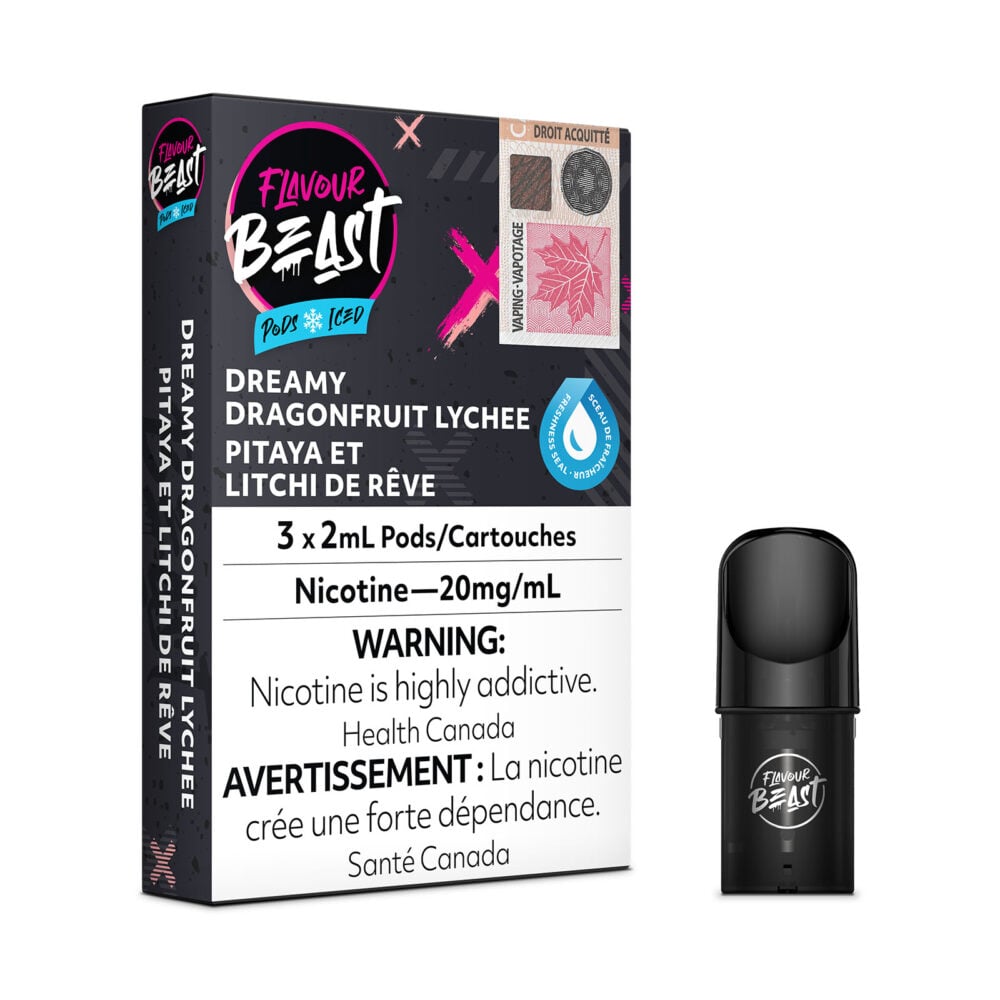 Dreamy Dragonfruit Lychee Iced Flavour Beast Pods