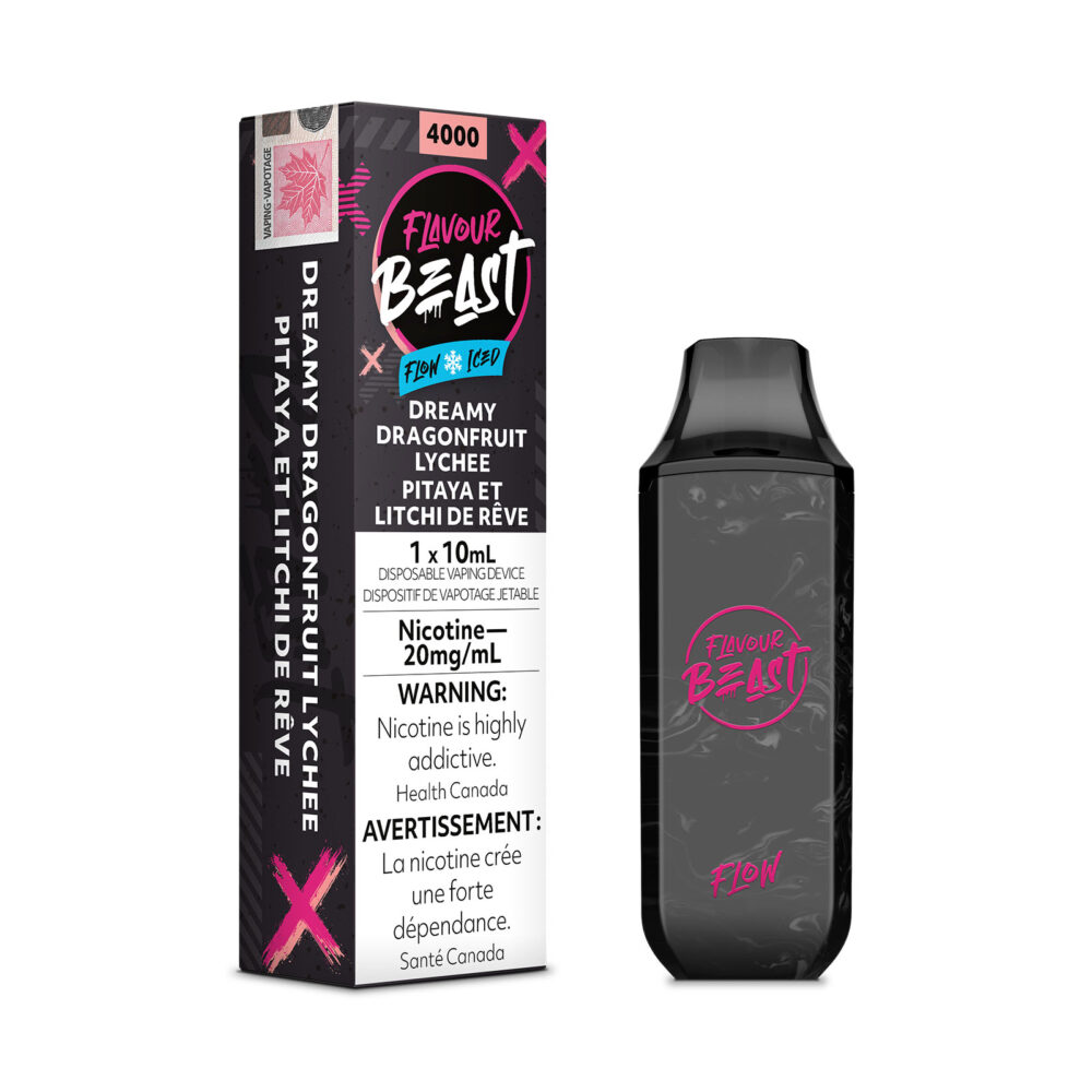 Dreamy Dragonfruit Lychee Iced Flavour Beast Flow Disposable Vape