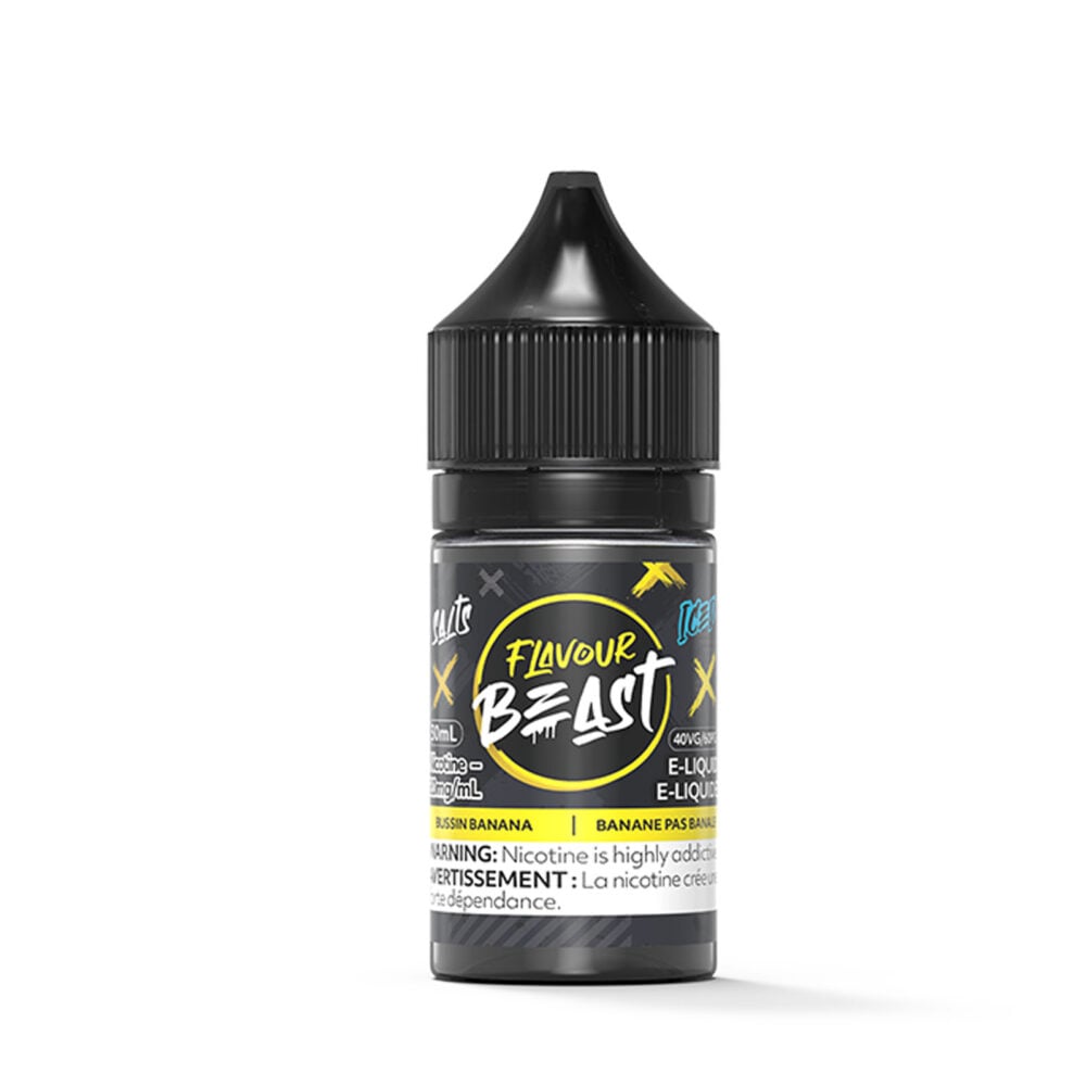 Bussin Banana Iced SALT Flavour Beast Salt E-Liquid