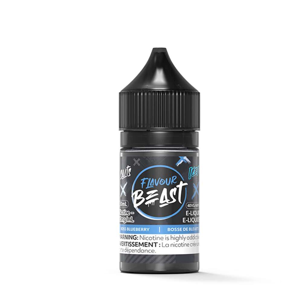 Boss Blueberry Iced SALT Flavour Beast Salt E-Liquid