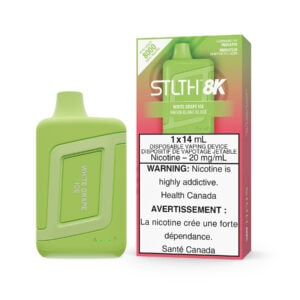 White Grape Ice STLTH 8K – Disposable Vape