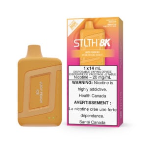 Juicy Peach Ice STLTH 8K – Disposable Vape