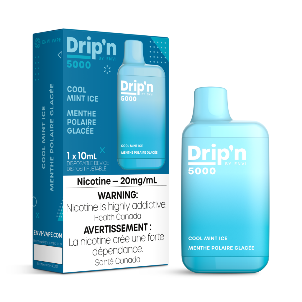 Cool Mint Ice Drip'n Envi Disposable Vape 10mL VapeLoft