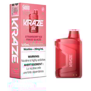 Strawberry Ice Kraze 5K – Disposable Vape