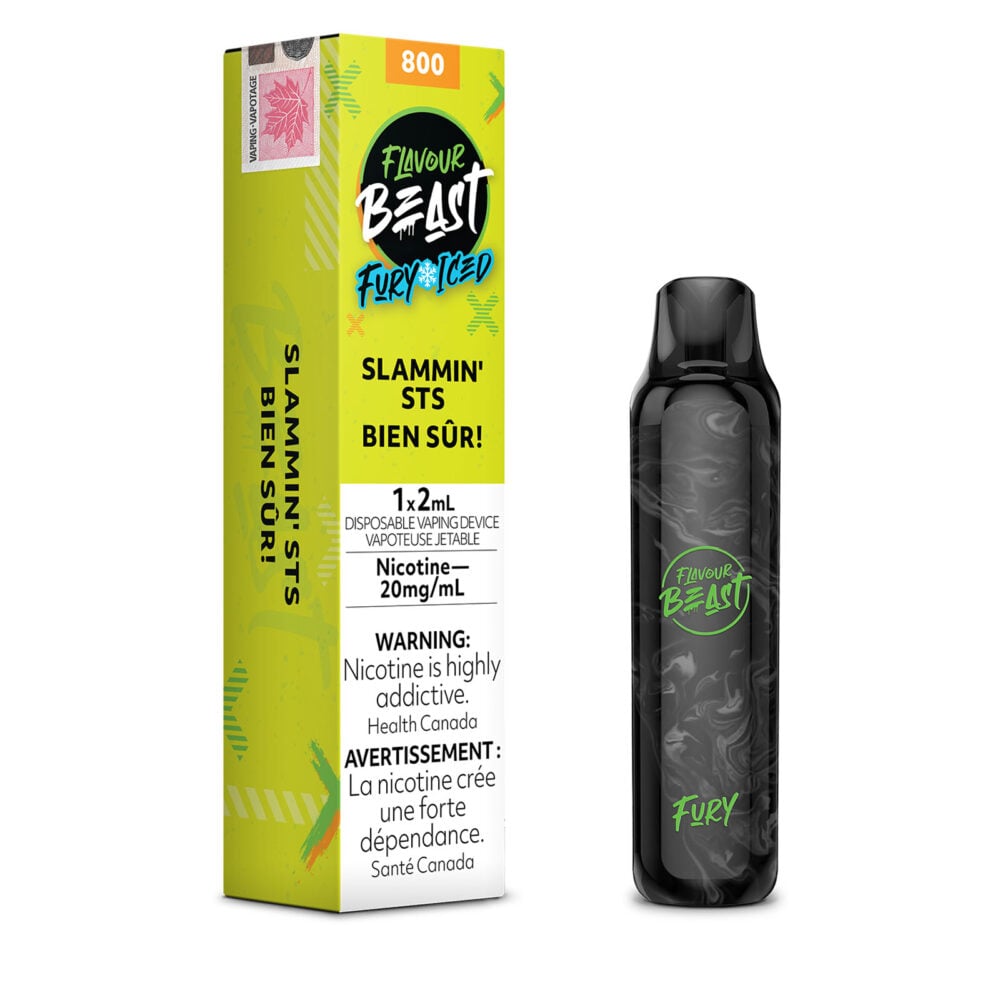 Slammin STS Iced Flavour Beast Fury Disposable Vape