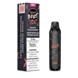 Packin Peach Berry Flavour Beast Fury – Disposable Vape