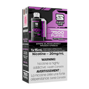 Grape Blackcurrant Super VPR 7500 – Disposable Vape