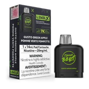 Gusto Green Apple Level X – Flavour Beast Pods