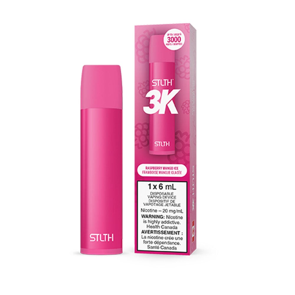 Raspberry Mango Ice STLTH 3K Disposable Vape