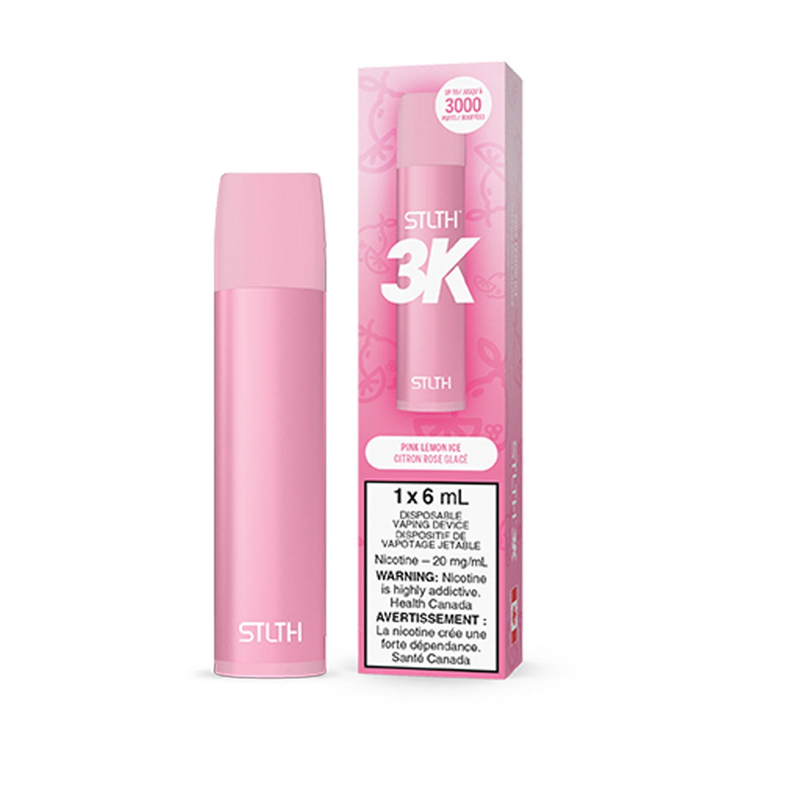 Pink Lemon Ice STLTH 3K Disposable Vape