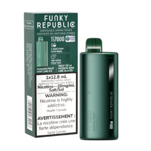 Passionfruit Kiwi Lime Ice Funky Republic Ti7000 – Disposable Vape