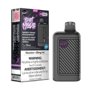 Groovy Grape Passionfruit Iced Flavour Beast Beast Mode – Disposable Vape