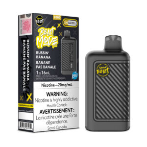 Bussin Banana Iced  Flavour Beast Beast Mode – Disposable Vape