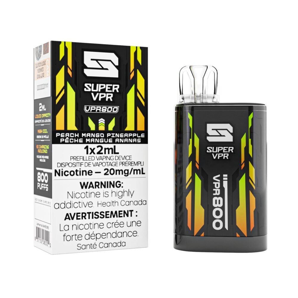 Peach Mango Pineapple Super VPR 800 Disposable Vape