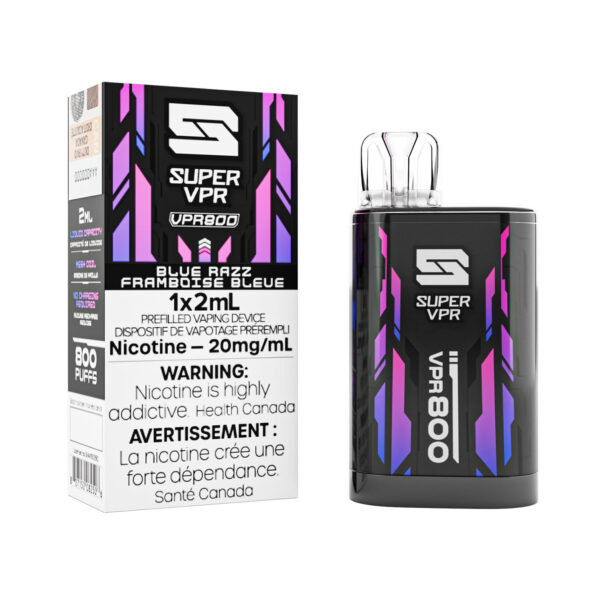 Blue Razz Super VPR 800 Disposable Vape