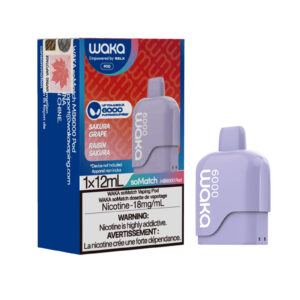 Sakura Grape Waka soMatch MB6000 Disposable Pods