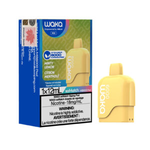 Minty Lemon Waka soMatch MB6000 Disposable Pods