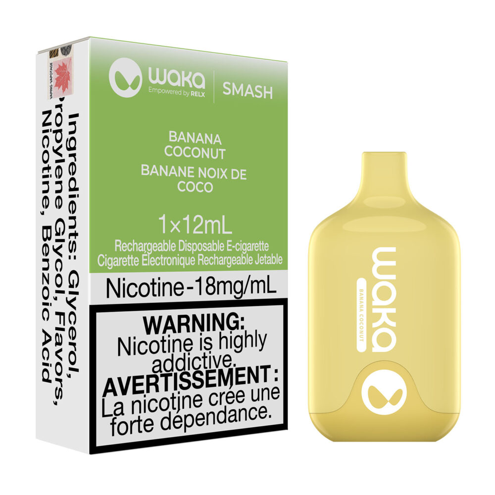 Banana Coconut Waka Smash Disposable Vape