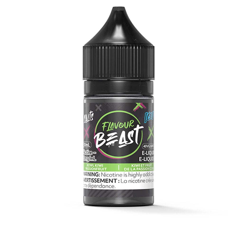 Kewl Kiwi Passionfruit Iced Flavour Beast Salt E-Liquid