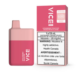 Strawberry Peach Ice Vice Box – Disposable Vape